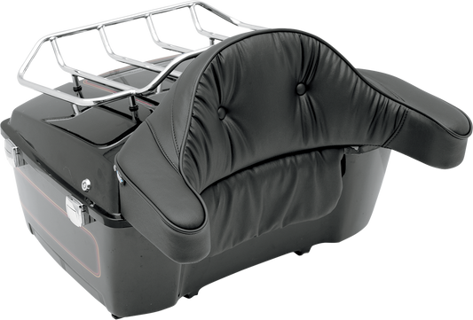 Drag Specialties King Tour Pak Pillow Backrest Pad for 1980-2013 Harley Touring