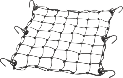 Moose Black 15" x 15" Cargo Storage Luggage 6 Hook Bungee-Style Net