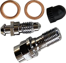 Drag Specialties Brake Bleeder Caliper Banjo Bolt Kit for 2008-25 Harley Touring