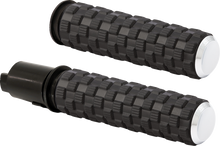 Arlen Ness Air Trax Chrome TBW Handlebar Grips for 23-26 Harley Touring Softail