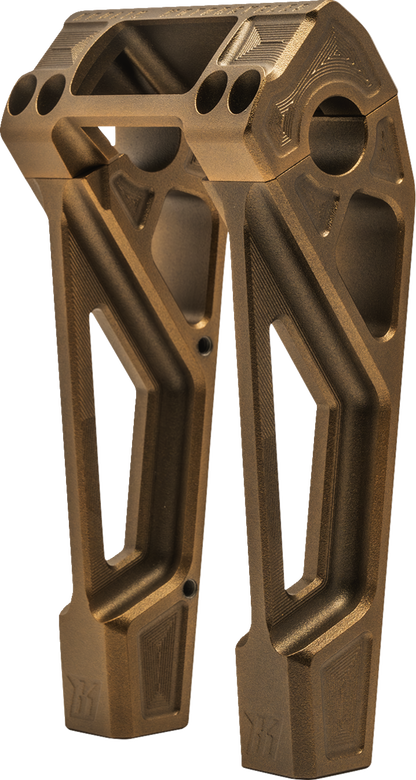 Kodlin Fastback Bronze 10" Straight Handlebar Risers for 2018-24 Harley Softail