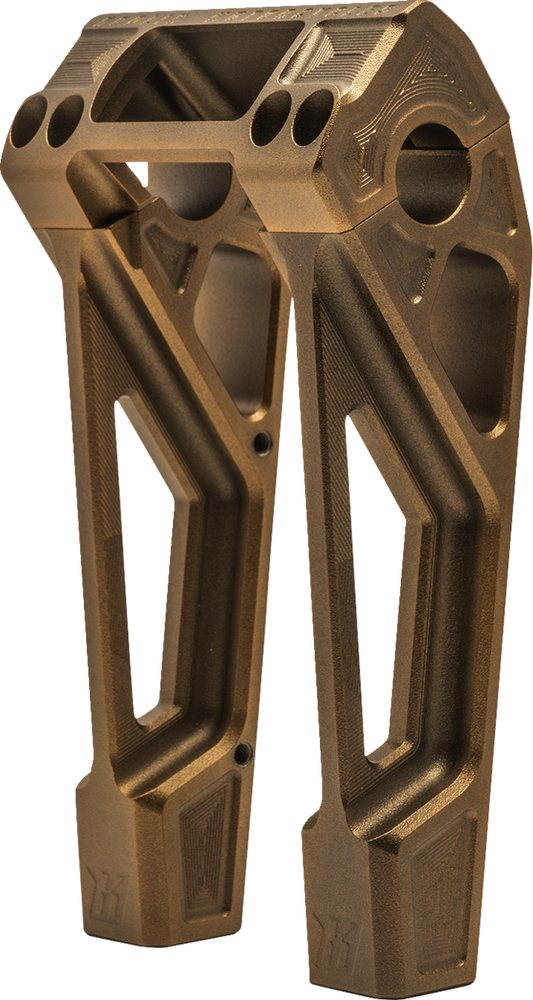 Kodlin Fastback Bronze 10" Straight Handlebar Risers for 2018-24 Harley Softail