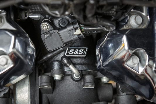 S&S Performance Black 55mm CNC Ported Manifold for 2017-2023 Harley Davidson M8