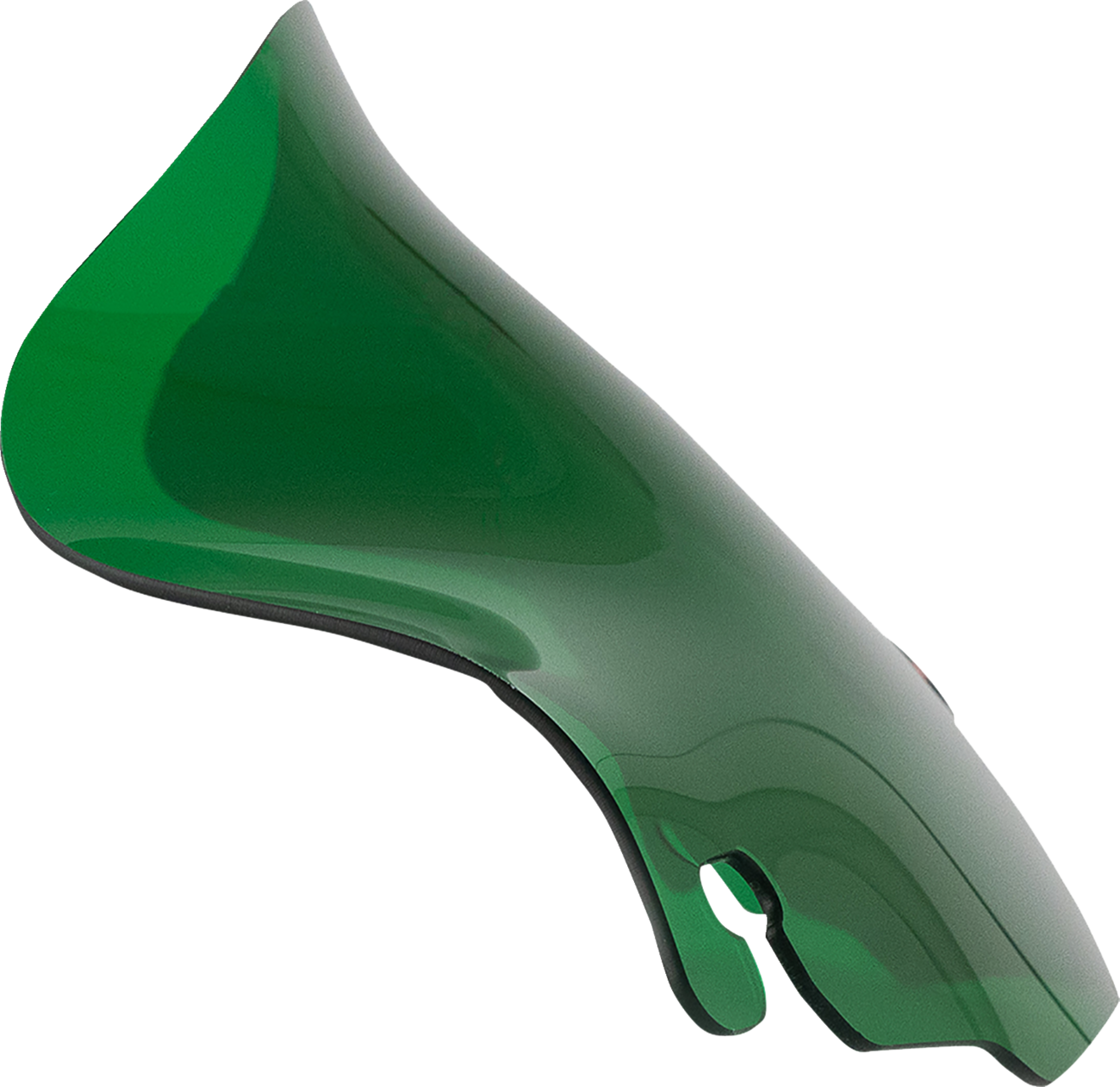 Klock Werks Kolor Flare 6.5" Green Windshield for 1996-2013 Harley Touring FLHT