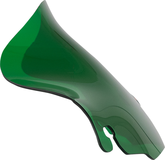 Klock Werks Kolor Flare 6.5" Green Windshield for 1996-2013 Harley Touring FLHT