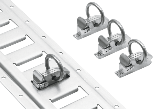 Powertye MFG 4 Pack Universal ATV UTV Motorcycle Trailer E-Track O-Ring Clip Kit