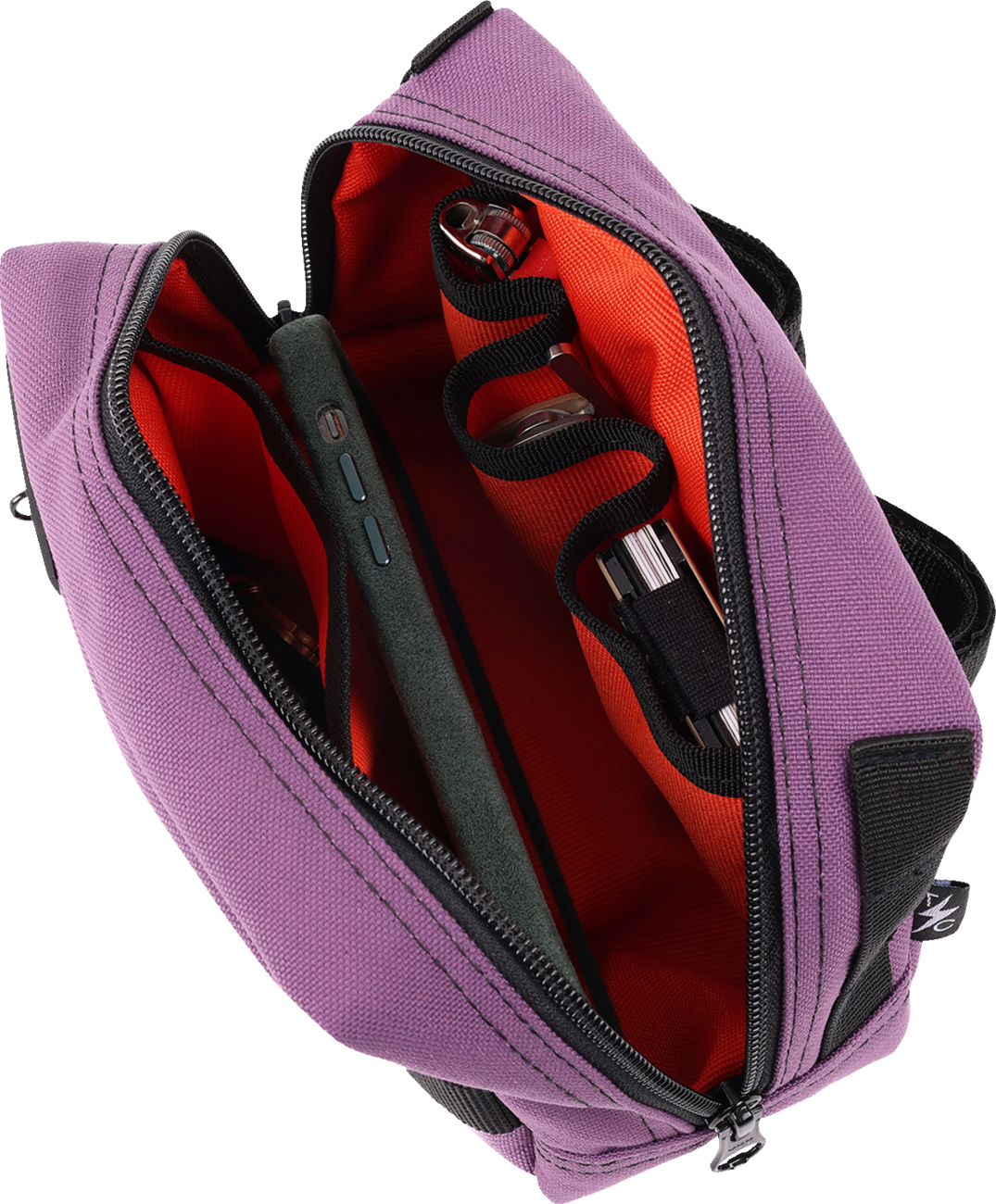 Thrashin Supply Purple Motorcycle Handlebar Storage Bag Harley Davidson THB-0024