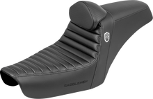 Saddlemen SDC Carbon Tuck N Roll Seat & Backrest fits 1996-2003 Harley Dyna FXD