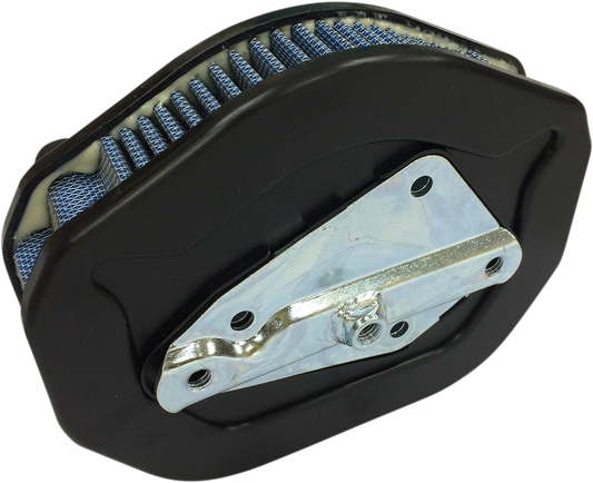 Drag Specialties Black Blue Washable Reusable Air Filter for 2014-2022 Harley XL