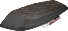 Saddlemen Carbon Orange Lattice Saddlebag Lid Covers for 2023-26 Harley Touring