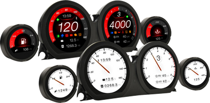 Koso HD-03X TFT Electronic Multi-Function Gauge Set for 2014-2023 Harley Touring