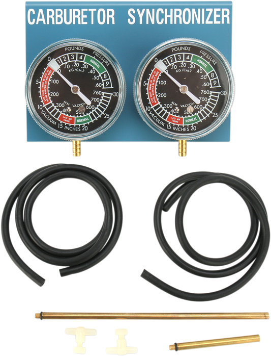 Parts Unlimited Vacuum Gauges 2 Carburetor Synchronizers Motorcycle Tool Kit