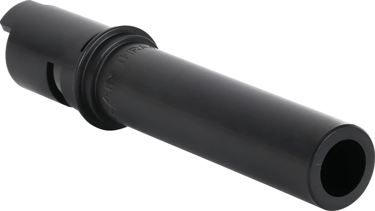 Thrashin 1" Smooth Black TBW Throttle Tube for 2023-26 Harley Road Street Glide