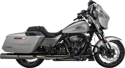 Vance & Hines Hi-Output Dark Chrome Slip On Mufflers for 2017-25 Harley Touring