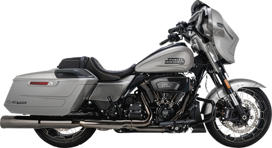 Vance & Hines Hi-Output Dark Chrome Slip On Mufflers for 2017-25 Harley Touring