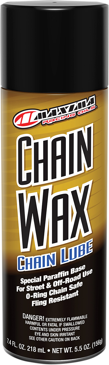 Maxima 6oz Aerosol Spray Can Motorcycle Offroad Chain Wax Mineral Lubricant