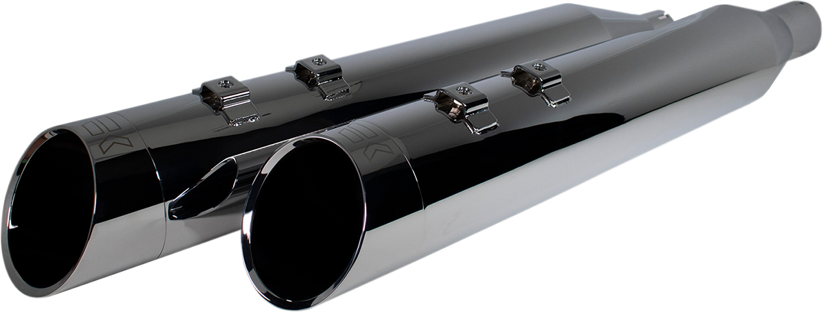 Khrome Werks HP Plus 4.5" Chrome Exhaust Mufflers 2017-24 Harley Touring 202665