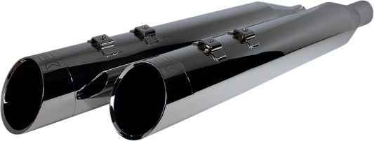 Khrome Werks HP Plus 4.5" Chrome Exhaust Mufflers 2017-24 Harley Touring 202665