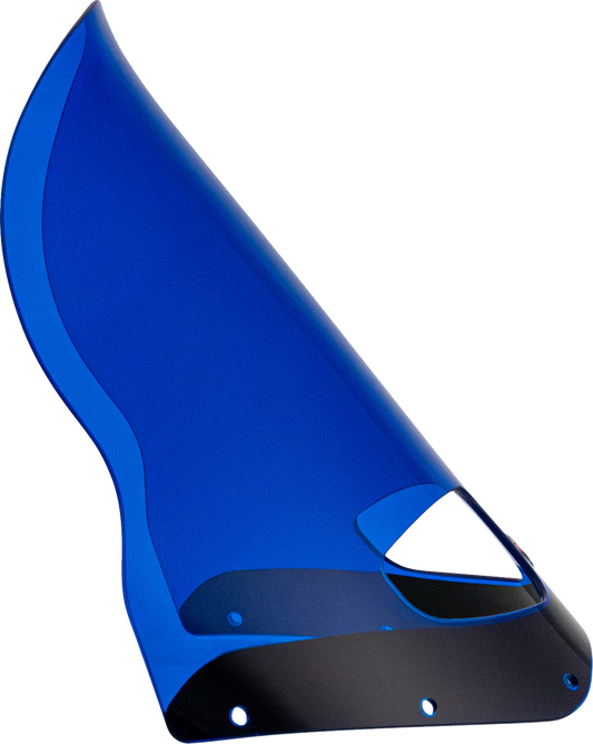 Klock Werks 15" Kolor Flare Blue Road Warrior Fairing Motorcycle Windshield