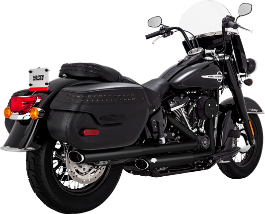 Vance & Hines Twin Slash PCX Slip On Mufflers 2018-2024 Harley Softail Heritage