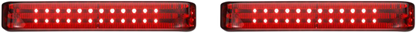 Custom Dynamics Black LED Red Lens Saddlebag Lights 2010-2013 Harley CVO Touring