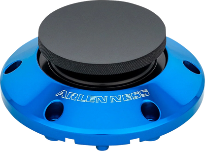 Arlen Ness Blue Pop Up Gas Fuel Cap fits 2023-2026 Harley Street Road Glide M8