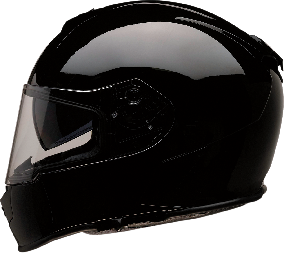 Z1R Warrant Unisex Black Full Face Motorcycle Riding Street Racing Helmet