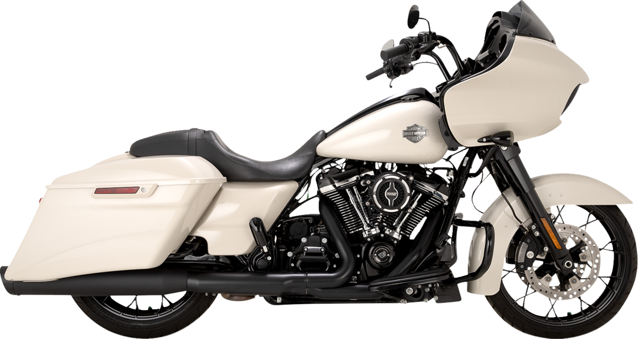 Vance & Hines Razorback 450 Black Slip On Mufflers for 2017-2025 Harley Touring