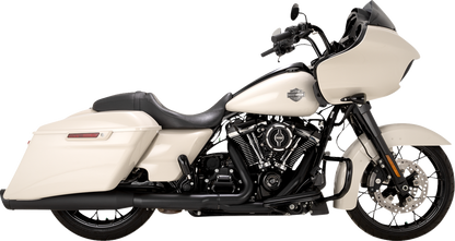 Vance & Hines Razorback 450 Black Slip On Mufflers for 2017-2025 Harley Touring