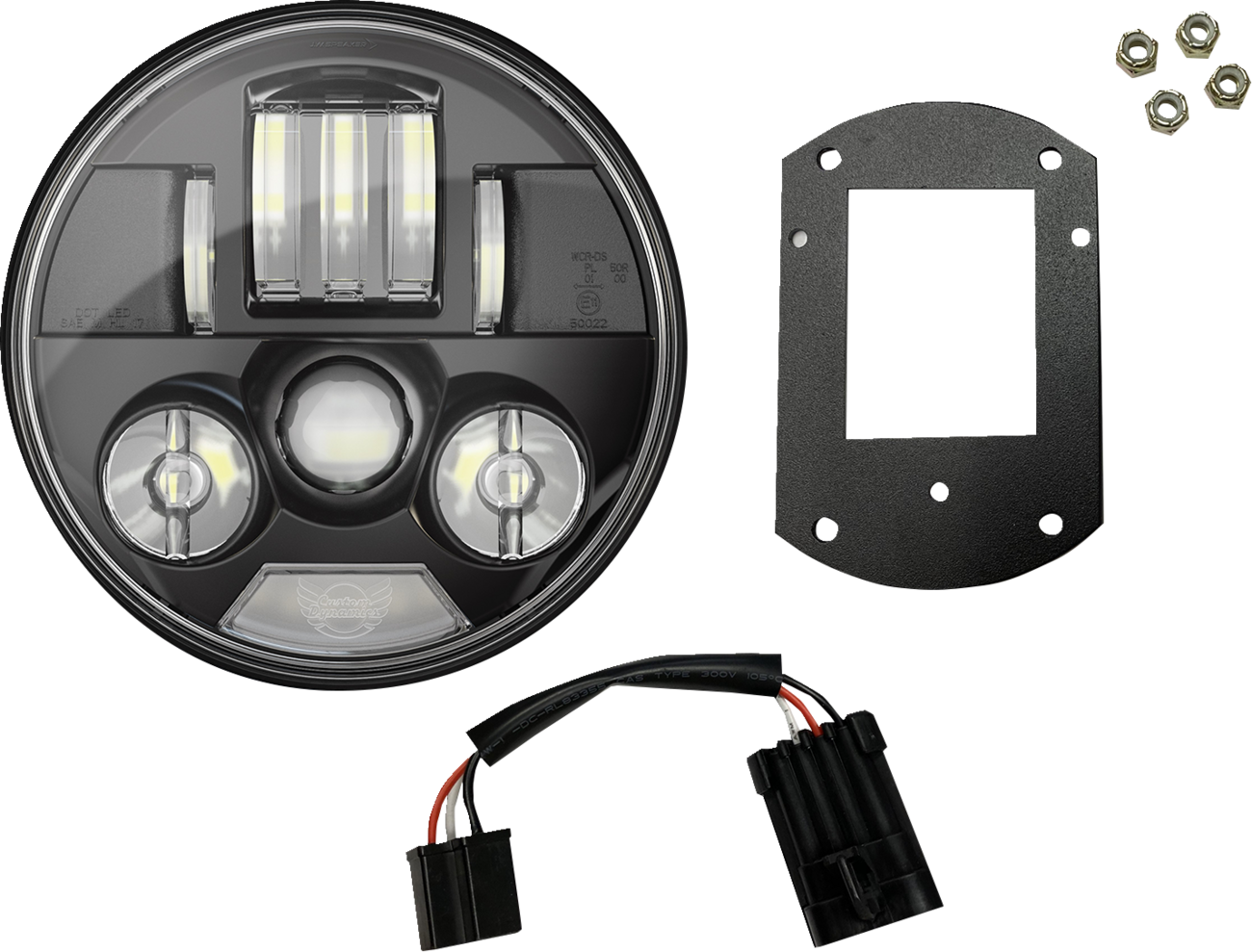 Custom Dynamics ProBEAM 5.75" LED Headlight Kit 2022-24 Harley Softail Low Rider