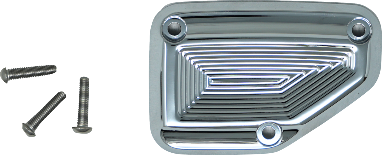 Kodlin Vektor Chrome Front Brake Master Cylinder Cover for 23-26 Harley Touring