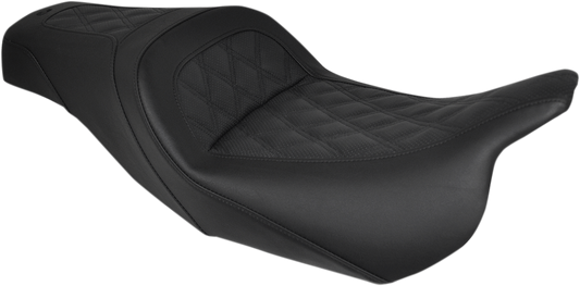Saddlemen Slim Gel Motorcycle Seat fits 2008-2024 Harley Touring Street Glide