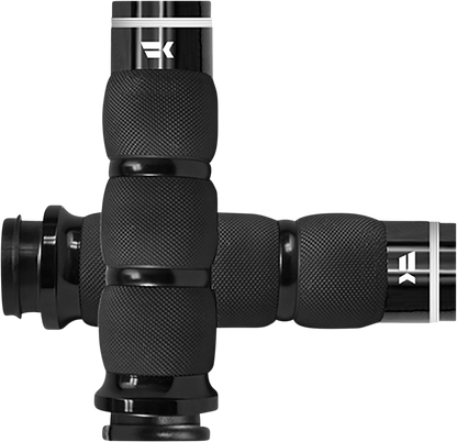 Khrome Werks Tracer TBW Handlebar Hand Grips  2008-2024 Harley Touring Softail