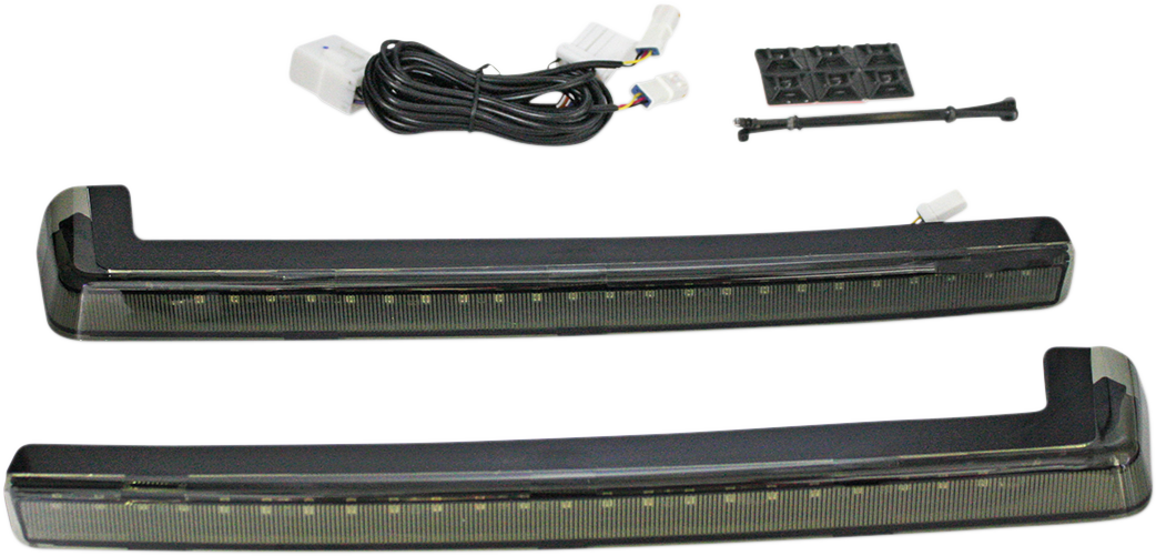 Custom Dynamics ProBEAM Smoke LED Tour Pak Arm Lights 2006-2013 Harley Touring