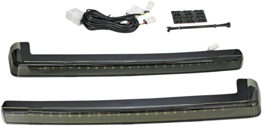 Custom Dynamics ProBEAM Smoke LED Tour Pak Arm Lights 2006-2013 Harley Touring