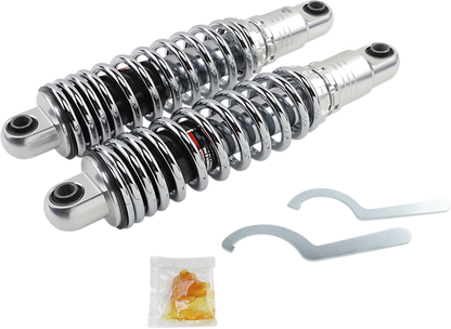 Drag Specialties Chrome 13" Heavy Duty Rear Shocks 2004-2022 Harley Sportster