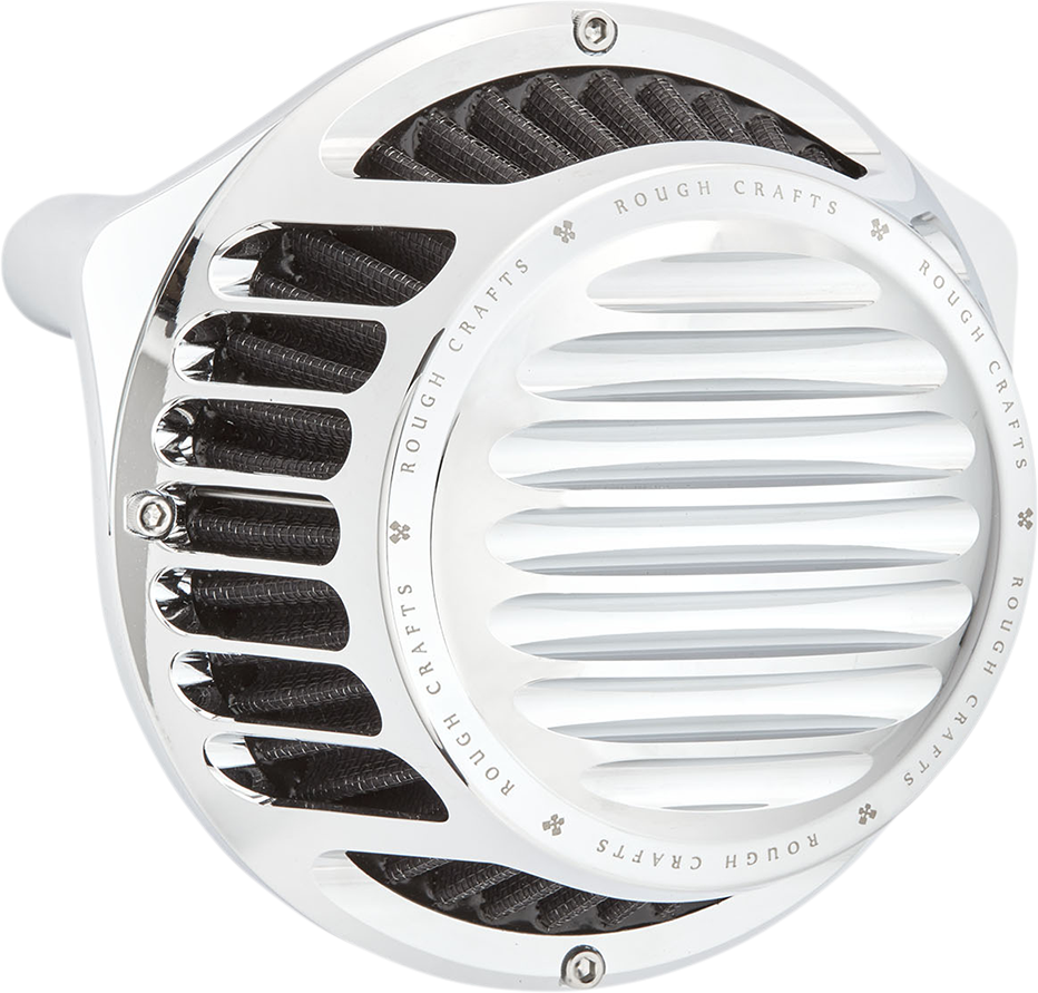 Rough Crafts Chrome Air Cleaner Filter Kit 1999-2017 Harley Dyna Softail Touring