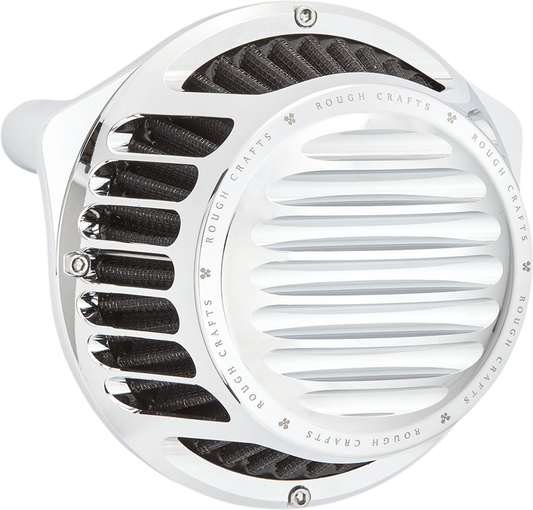Rough Crafts Chrome Air Cleaner Filter Kit 1999-2017 Harley Dyna Softail Touring