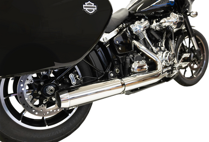 Bassani 4" Chrome Slip On Muffler fits 2025 Harley Softail FLHC FXBB FXLRST