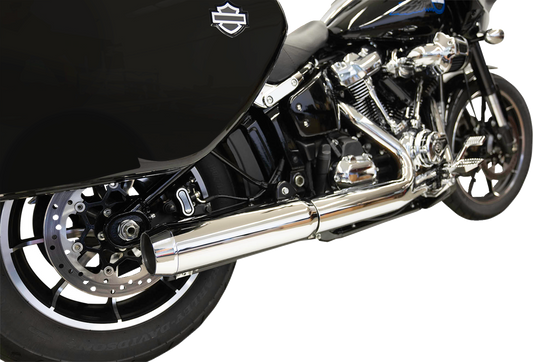 Bassani 4" Chrome Slip On Muffler fits 2025 Harley Softail FLHC FXBB FXLRST