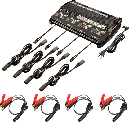 Tecmate Optimate Pro-4 Duo 12V Battery Diagnostic Charger Maintainer Motorcycle