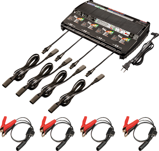 Tecmate Optimate Pro-4 Duo 12V Battery Diagnostic Charger Maintainer Motorcycle