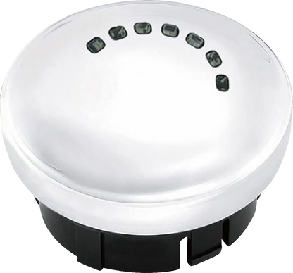 Drag Specialties Chrome LED Fuel Gauge for 2008-2025 Harley Touring Softail Dyna