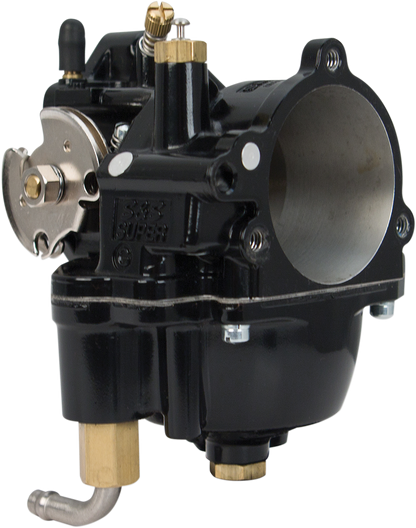 S&S Black Super G Motorcycle Carburetor 1957-2006 Harley Big Twin Sportster XL