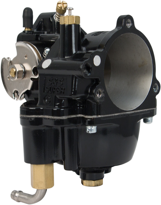 S&S Black Super G Motorcycle Carburetor 1957-2006 Harley Big Twin Sportster XL