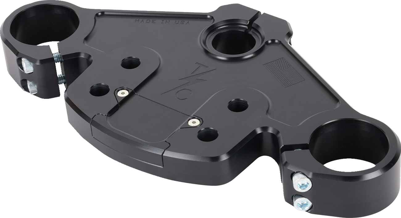 Thrashin Supply Black Top Triple Tree for 2024-2025 Harley Road Glide TSC-2921-1