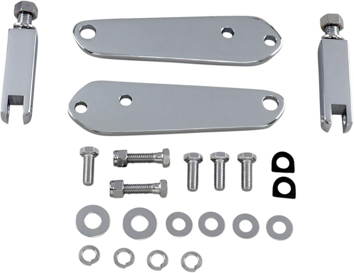 Drag Specialties Highway Bar Footpeg Mount Kit for 1991-17 Harley Dyna FXDB FXD