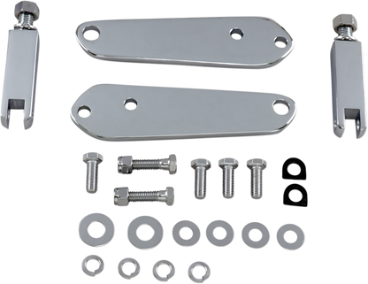 Drag Specialties Highway Bar Footpeg Mount Kit for 1991-17 Harley Dyna FXDB FXD