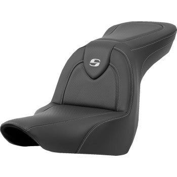 Saddlemen Roadsofa Carbon Fiber Gel Seat fits 2018-2023 Harley Softail Low Rider
