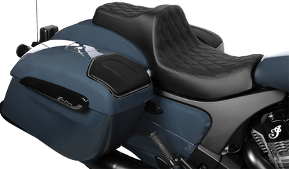 Drag Specialties Predator III Solar Diamond Seat for 2020-2025 Indian Challenger